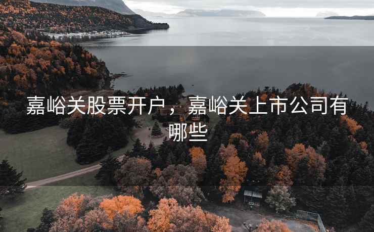 嘉峪关股票开户，嘉峪关上市公司有哪些