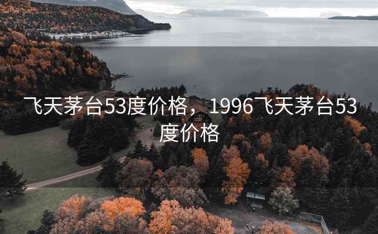 飞天茅台53度价格，1996飞天茅台53度价格