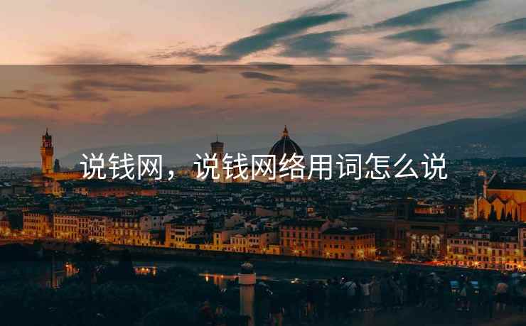 说钱网,说钱网络用词怎么说 说钱网,说钱网络用词怎么说